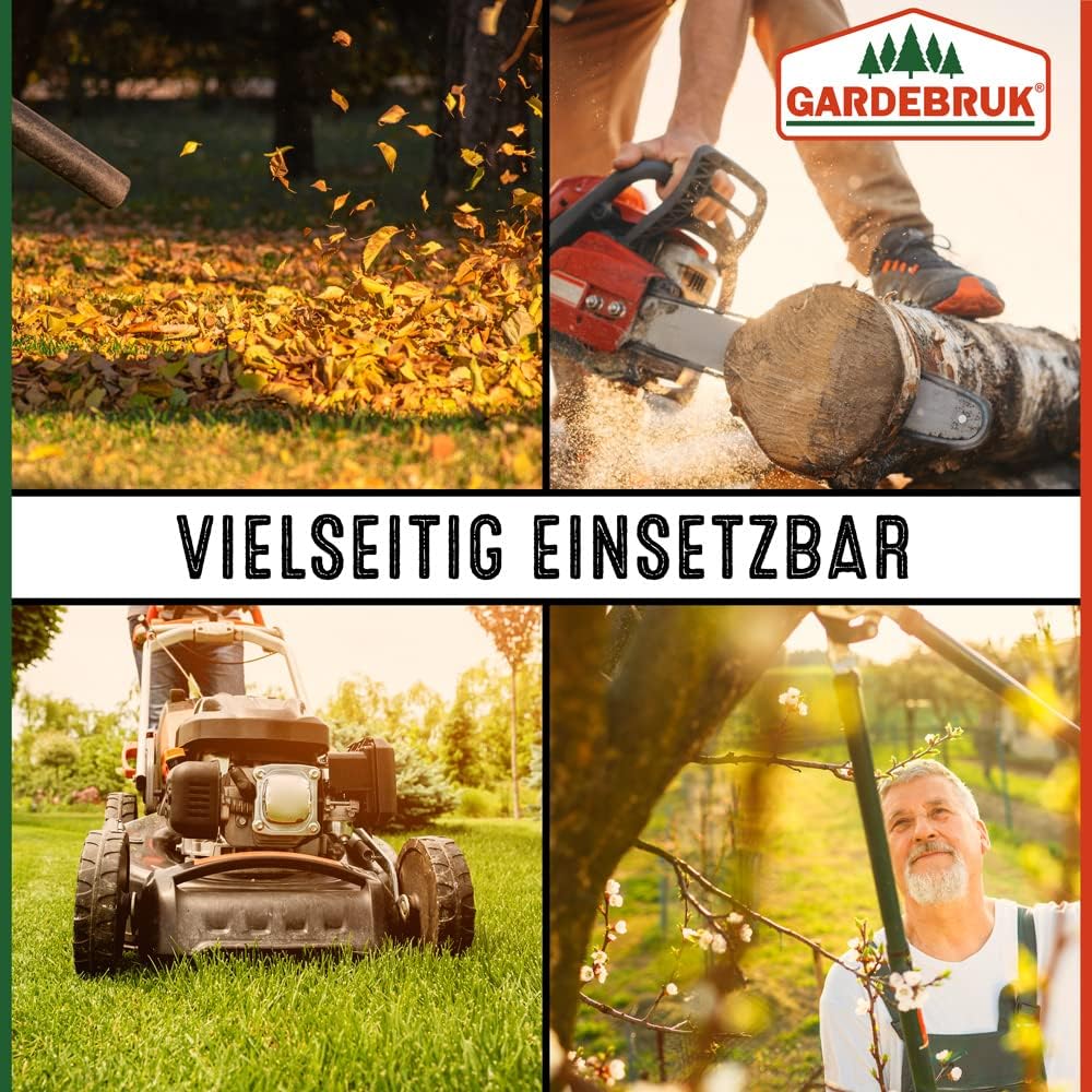 GARDEBRUK® Gartenabfallsack 2x280 Liter 50 kg Belastbarkeit doppelte Nähte 3 stabile Griffe robust abwaschbar Garten Rasensack Gartentasche Laubsack — Ansicht 4