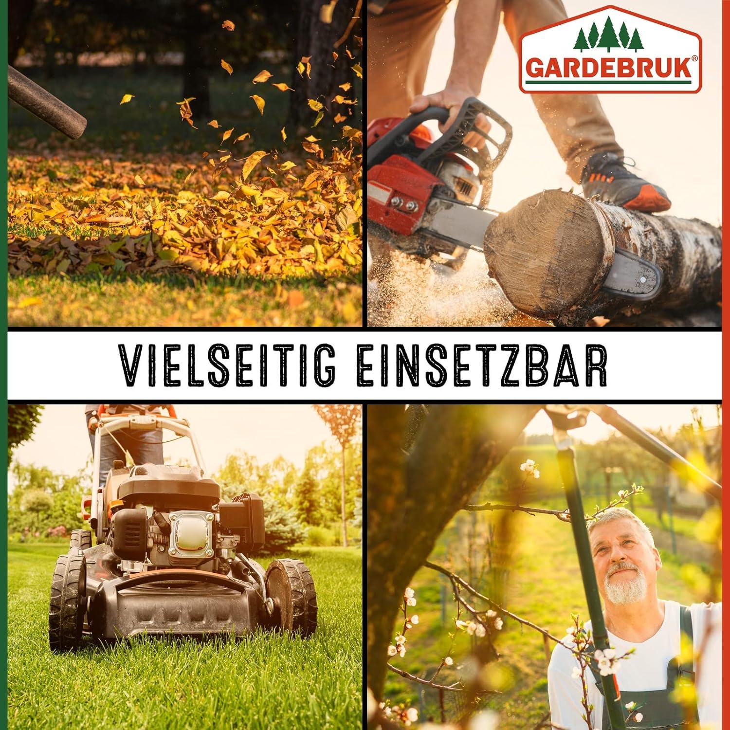 GARDEBRUK® Gartenabfallsack 4x500 Liter 50 kg Belastbarkeit stabil robust abwaschbar Garten Rasensack Gartentasche Laubsack — Ansicht 4