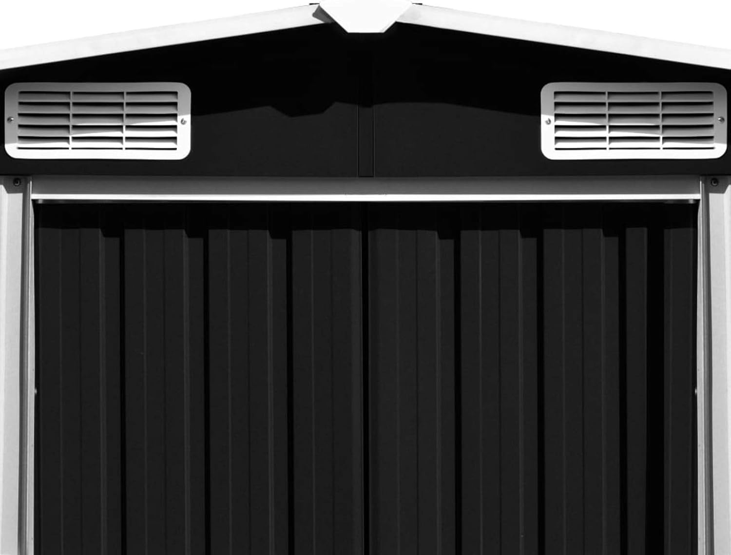 GuyAna Gerätehaus 257x489x181 cm Metall Anthrazit GeräTeschuppen GartengeräTehaus Gardebruk GeräTehaus GeräTebox — Ansicht 3